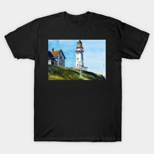 High Resolution Edward Hopper Light At Two Lights 1927 T-Shirt